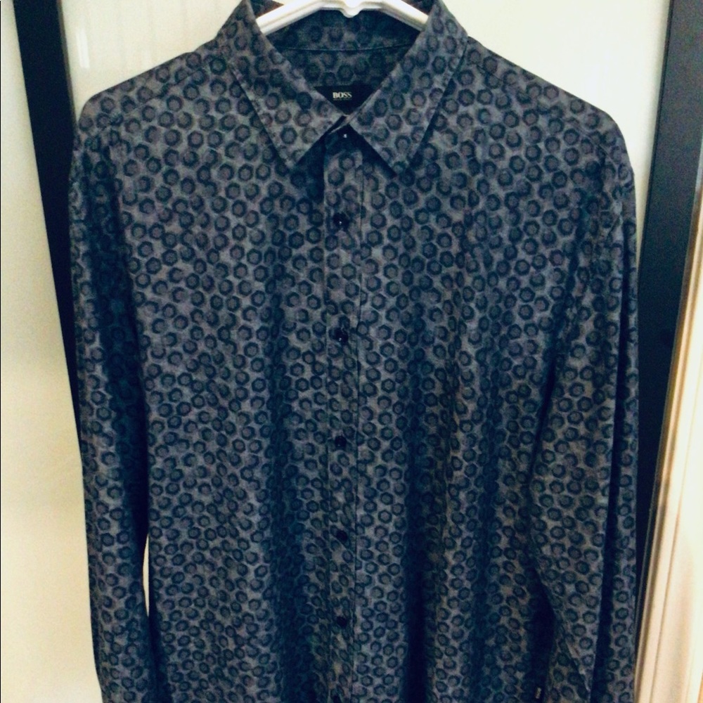 BOSS HUGO BOSS MEN 2XL SLIM FINEST ITALIAN FABRIC